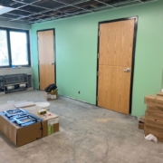 New doors installed between Beginner and Preschool classrooms