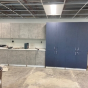 New cabinets installed in the Preschool classroom