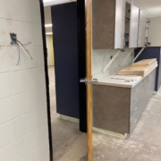 New door installed between Preschool and Beginner classrooms